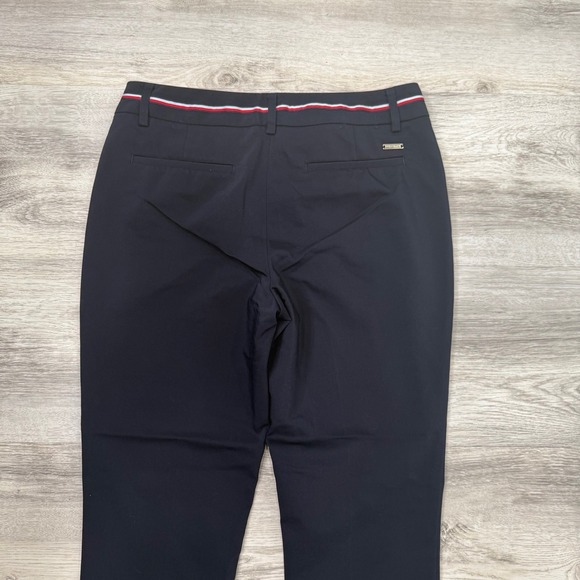 Tommy Hilfiger Women's Black Dress Pants Striped Waist Size 2 Career - Picture 9 of 10